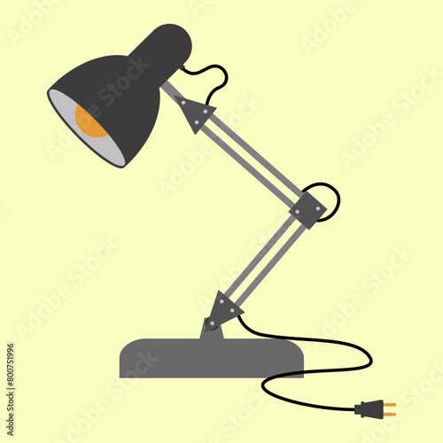 Illustration vector of study lamp good for graphic design etc