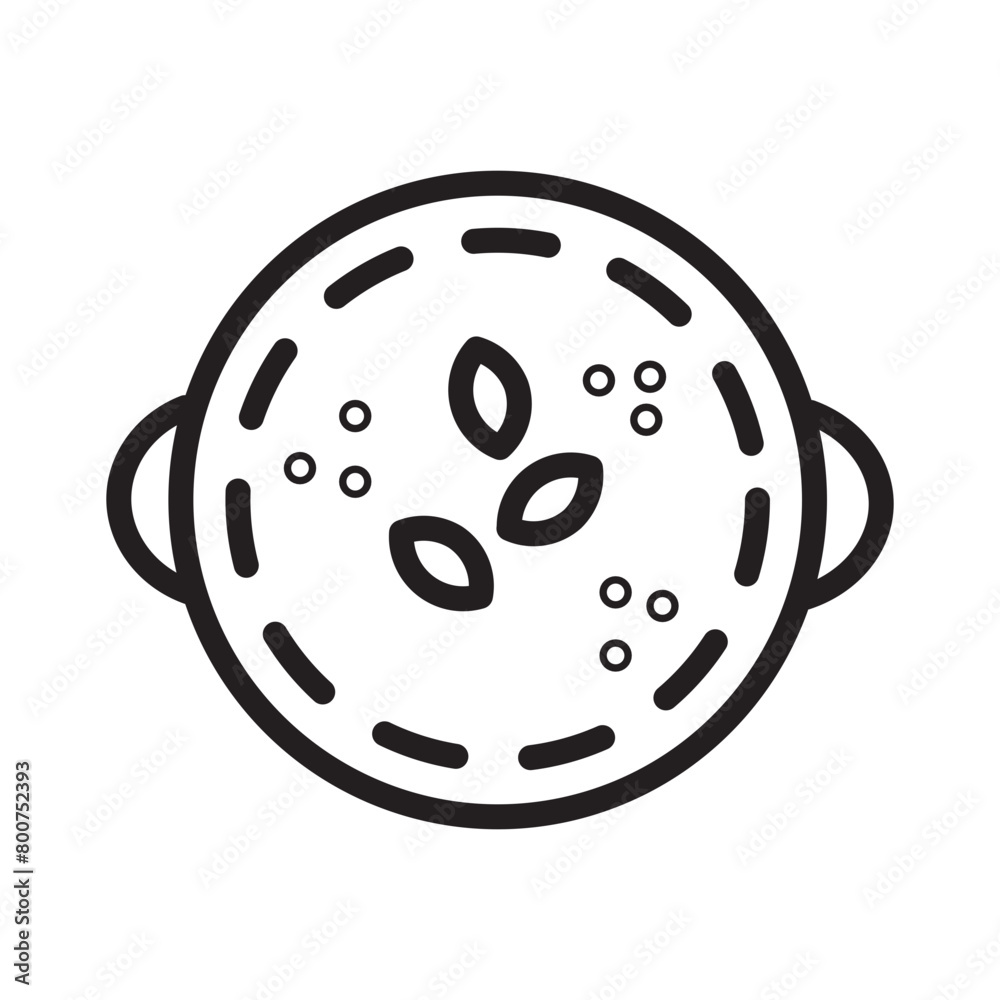 Fall Food Soup Line Icon Fall Food Soup Line Icon