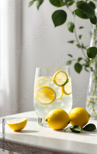 lemon juice with lemon