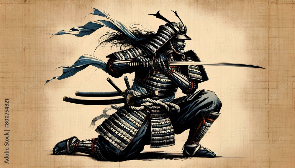 武士（侍）全9枚　【亀岡家家臣団】　オリジナルイラスト　戦国武将　似顔絵 武士（侍）全9枚 【亀岡家家臣団】 オリジナルイラスト 戦国武将