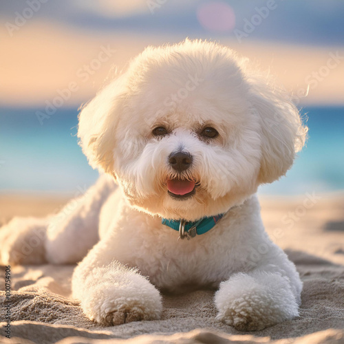 dog on the beach © Haley