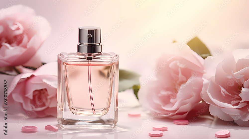 Elegant glass perfume bottle Elegant glass perfume bottle