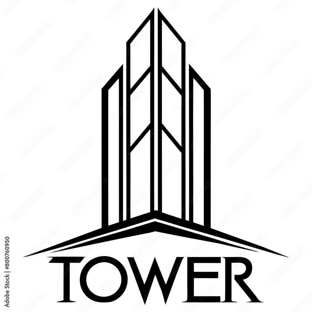 Building logo vector art illustration (26) Building logo vector art illustration (26)
