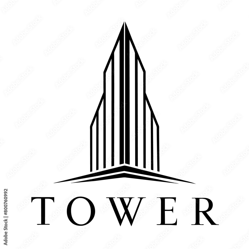 Building logo vector art illustration (44) Building logo vector art illustration (44)