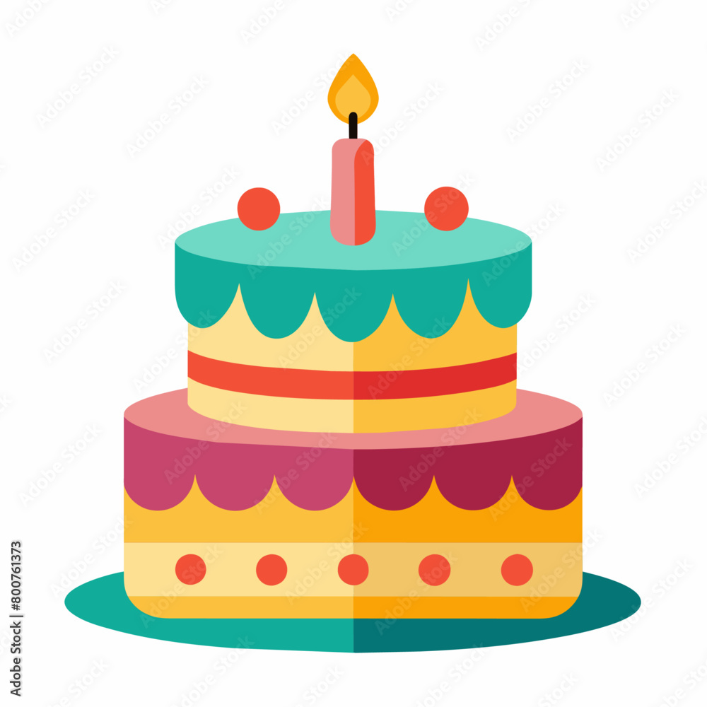 minimal Birthday Cake vector white background (1) minimal Birthday Cake vector white background (1)