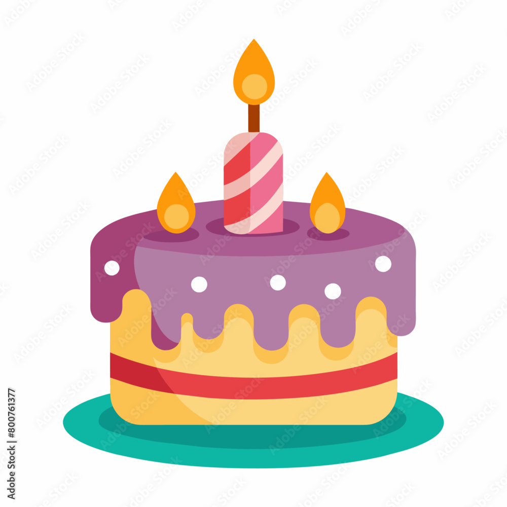 minimal Birthday Cake vector white background (8) minimal Birthday Cake vector white background (8)