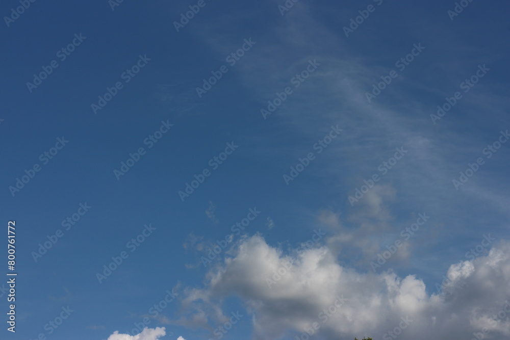 Blue sky with cloud. Clearing day and Good weather in the morning. Blue sky with cloud. Clearing day and Good weather in the morning.