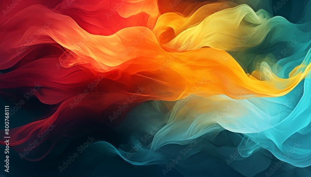 Obraz premium abstract colorful background with smoke