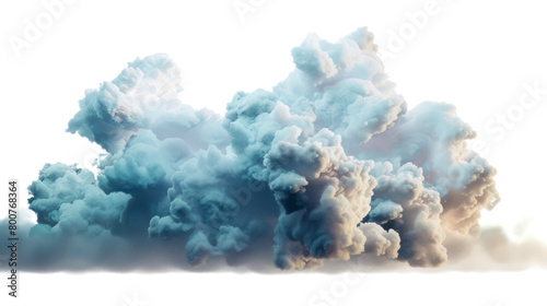 3d render clouds isolated