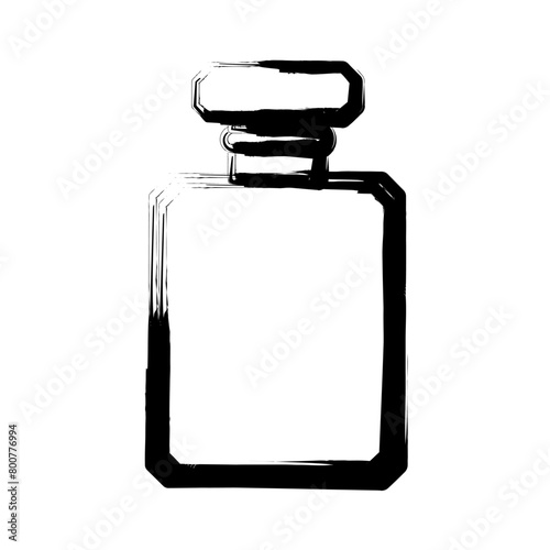 Bottle Ink Brush Stroke Vector