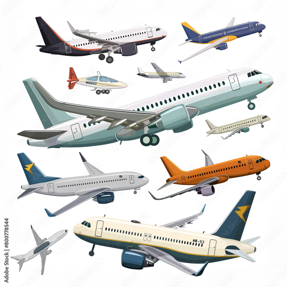 Airplane Variety Clipart Collection