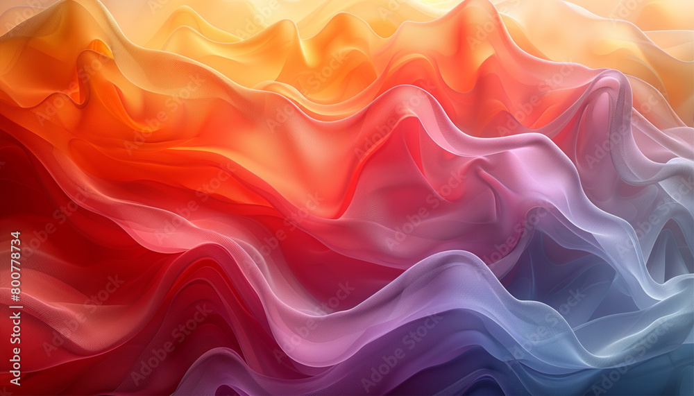 Abstract 3D Colorful waves Background Abstract 3D Colorful waves Background