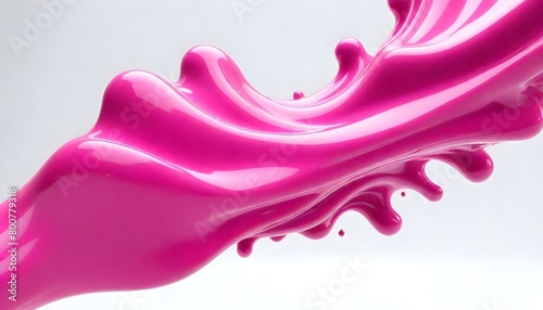 Pink 3d liquid background