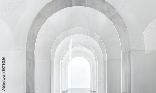 captivating arch with transparent edges