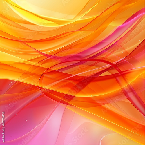 Digital art composition on an abstract background with swirling waves reminiscent of flowing fabric.