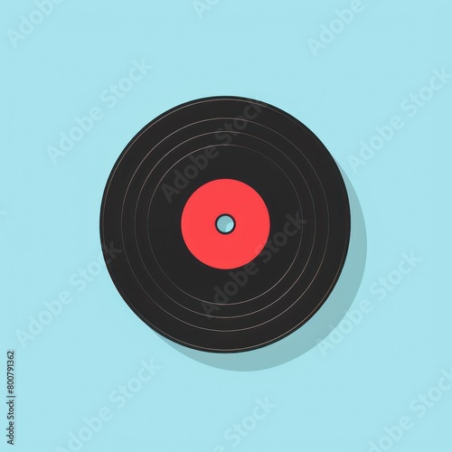 vinyl record icon  photo