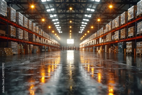 Full shot background of a large factory © stmco