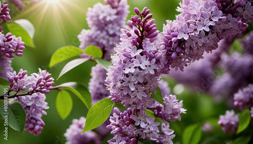 Whispers of Spring Pale Purple Lilac Flowers