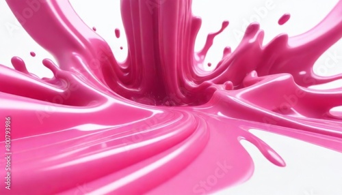 Pink 3d liquid background 