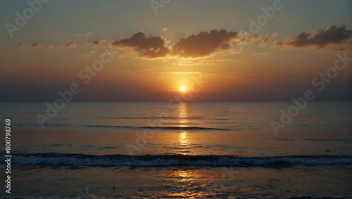 dawn over the sea ai_generated © Haroon