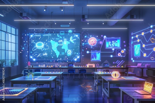 classroom featuring STEM education