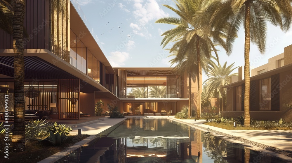 Sleek and Stylish Arabian Concept Designs and Visuals, 3D Render Sleek and Stylish Arabian Concept Designs and Visuals, 3D Render