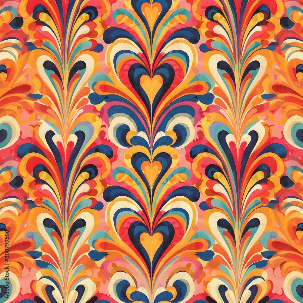 retro geo seamless pattern retro geo seamless pattern