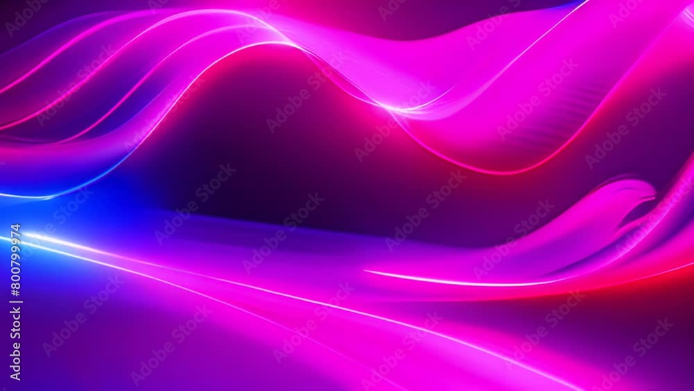 Vibrant Purple and Blue Light Wave on Black Background Generative AI Vibrant Purple and Blue Light Wave on Black Background Generative AI