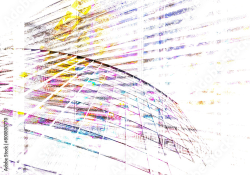 abstract urban architecture background with multi exposure.