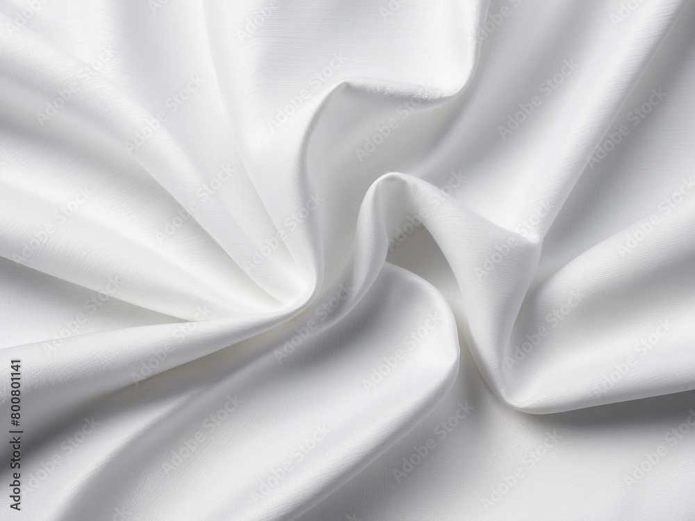 Fototapeta premium Pure Elegance, Captivating White Fabrics Textured Backgrounds