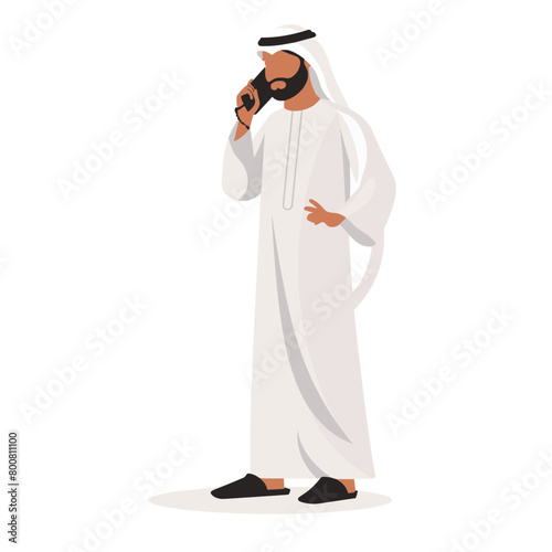 culture and technology, depicted by a person in ethnic dress capturing a self-portrait with a smartphone