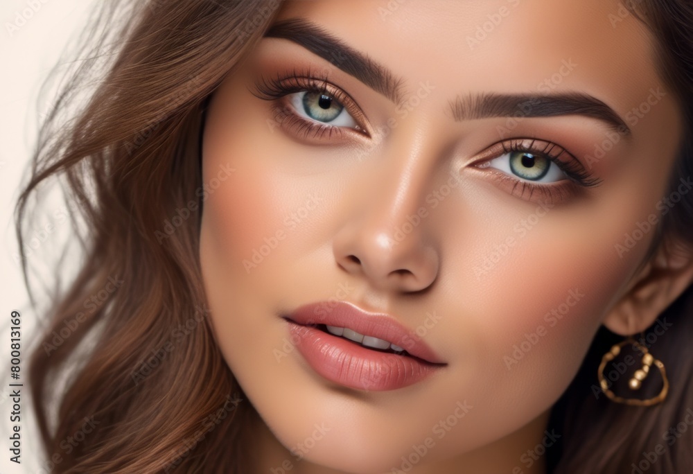 A Portrait Of Breathtakingly Gorgeous, Exotic, Beautiful Woman.
A Portrait Of Breathtakingly Gorgeous, Exotic, Beautiful Woman.
