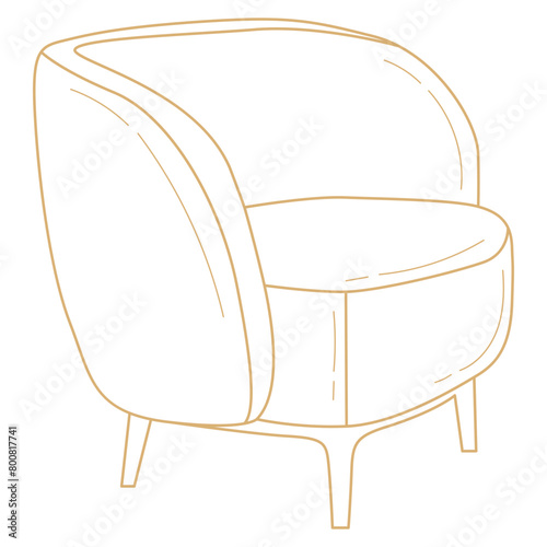 Furniture Line Art