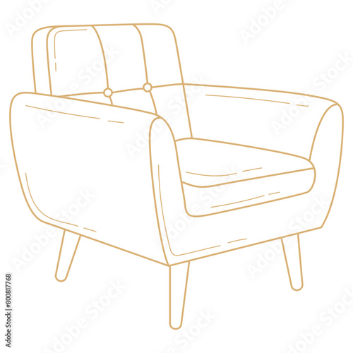Furniture Line Art