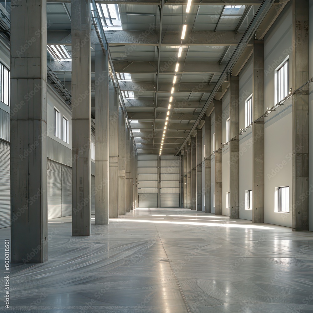 warehouse, the factory is built with  steel and potentiometric aerated concrete bricks