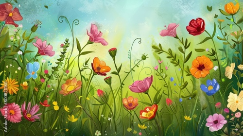 children s book about a magical garden where flowers come to life teaching young readers about the beauty of nature and the importance of caring for the environment.  