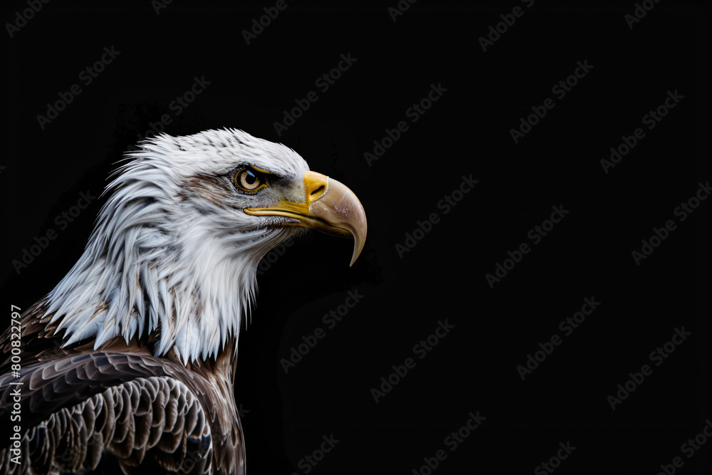 photo realistic portrait of an white head eagle photo realistic portrait of an white head eagle