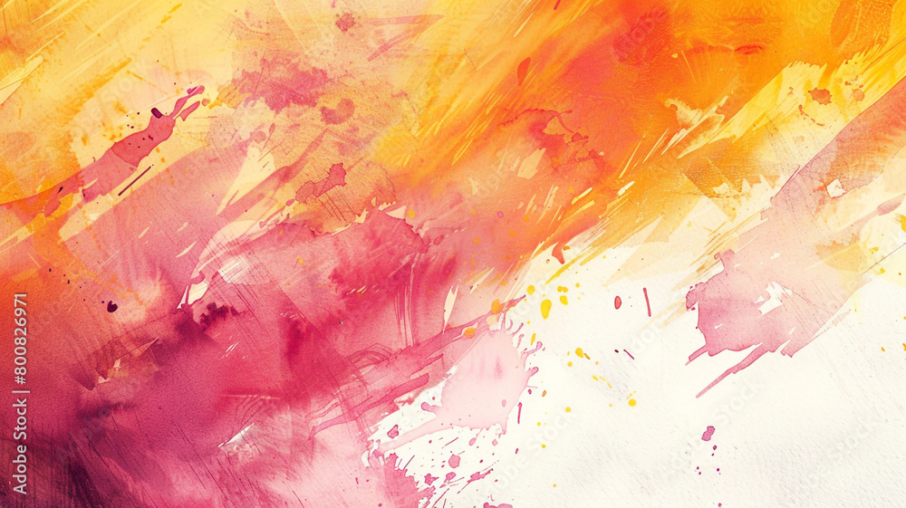 Bold and expressive brushstrokes dance across the canvas in this abstract background of watercolor hand painting, capturing the artist's energy and passion in every stroke