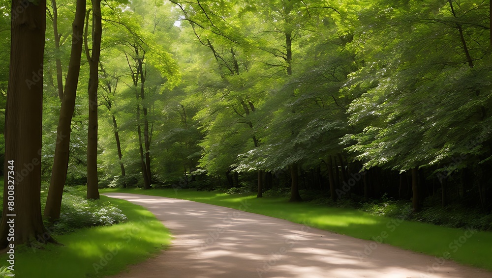 Obraz premium road in the woods