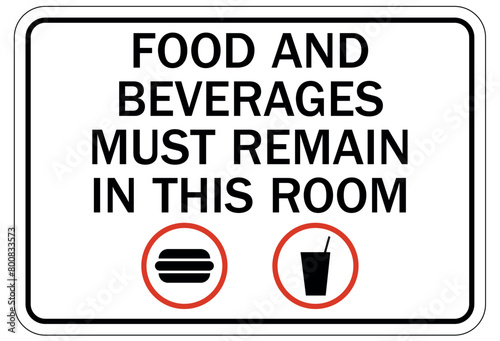 Cafeteria sign