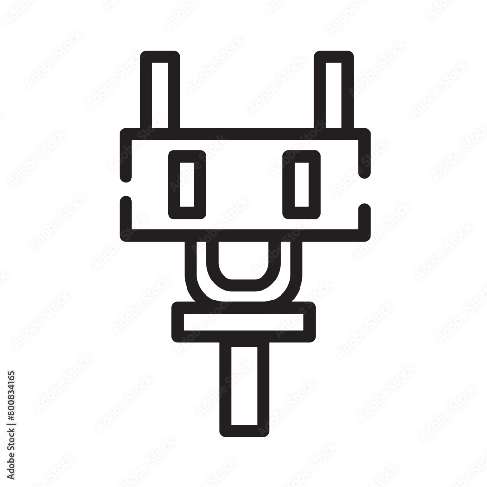 Energy Plug Power Line Icon Energy Plug Power Line Icon