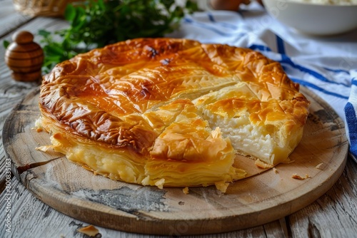 Classic Greek cheese pie