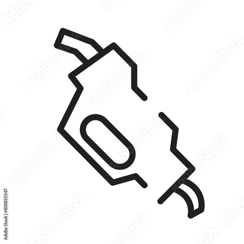 Energy Fuel Oil Line Icon
