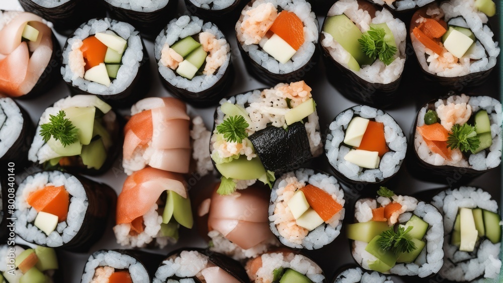 'sushi rolls isolated white background food raw rice seafood fish epicure japanese dinner asian cookery lunch traditional japan seaweed caviar delicious asia delicacy fresh eatery california avocado' 'sushi rolls isolated white background food raw rice seafood fish epicure japanese dinner asian cookery lunch traditional japan seaweed caviar delicious asia delicacy fresh eatery california avocado'