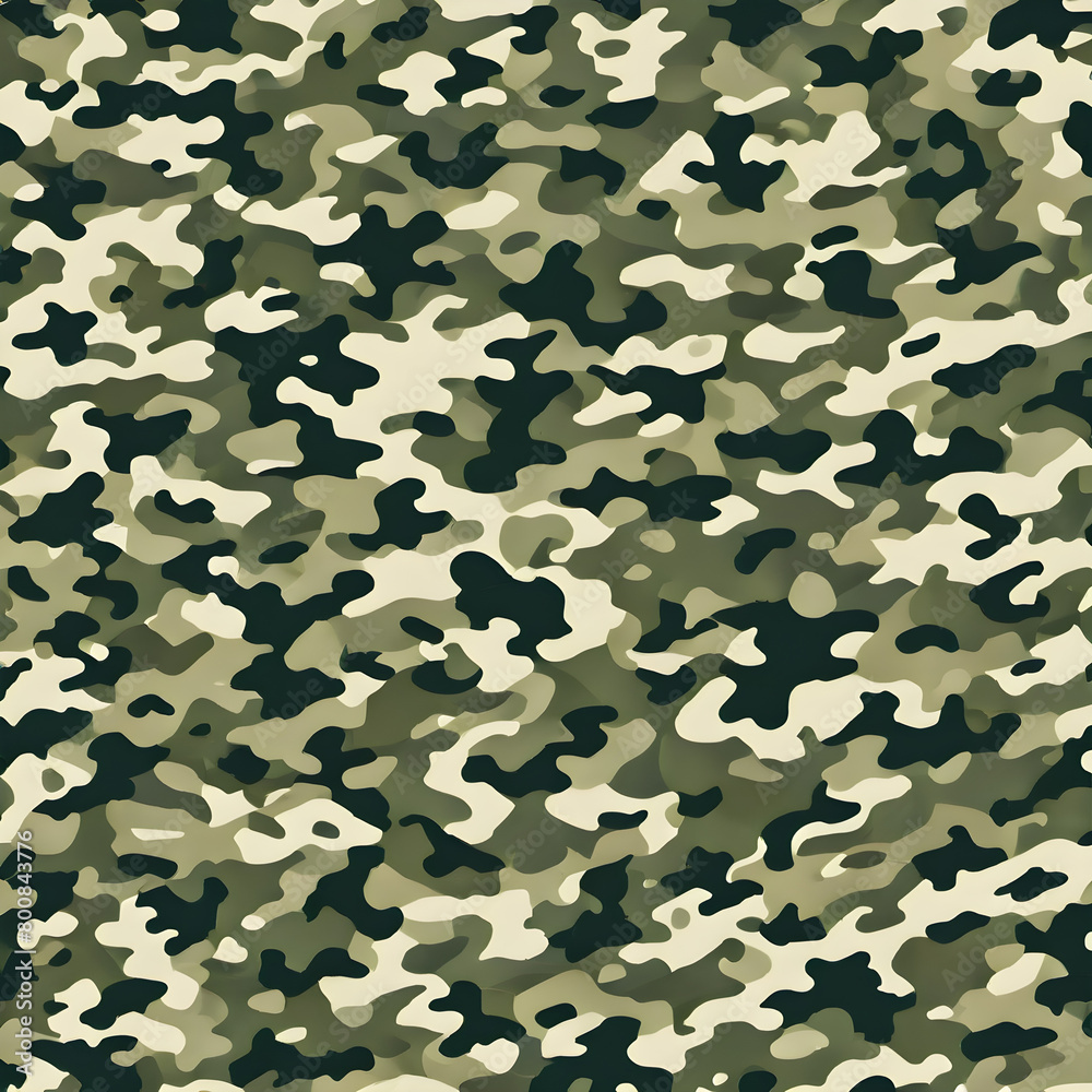 Naklejka premium Military Camouflage patterns