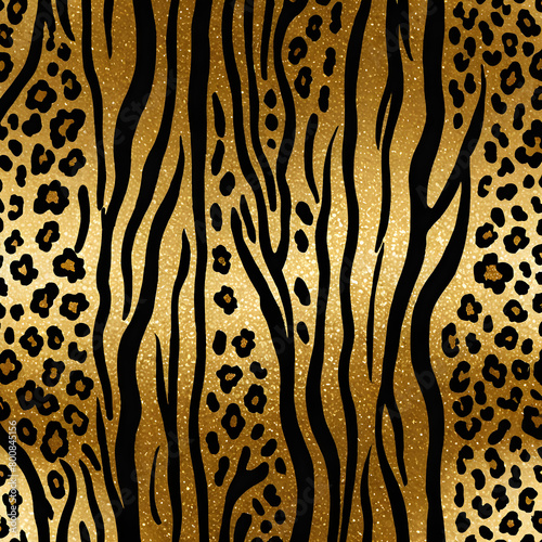 glitter leopards patterns