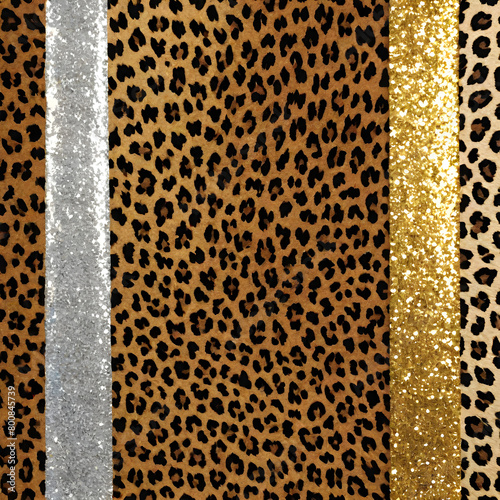glitter leopards patterns
