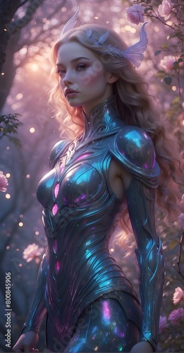 fantasy girl in armor