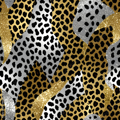 glitter leopards patterns