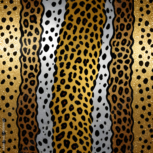 glitter leopards patterns